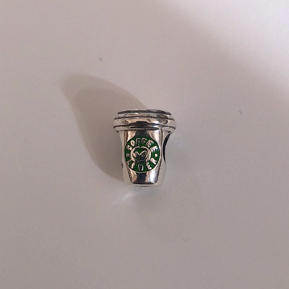 Starbucks Coffee Lover 925 Silver Charm